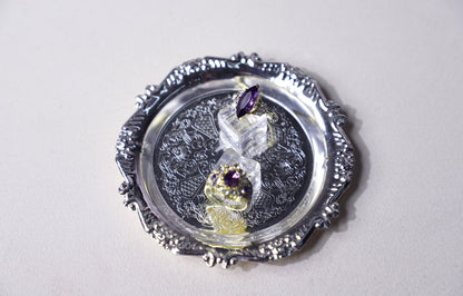 edoa Marquise Amethyst Forest Ring