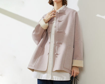 edoa Oversized Double-faced Wool Tang Suit