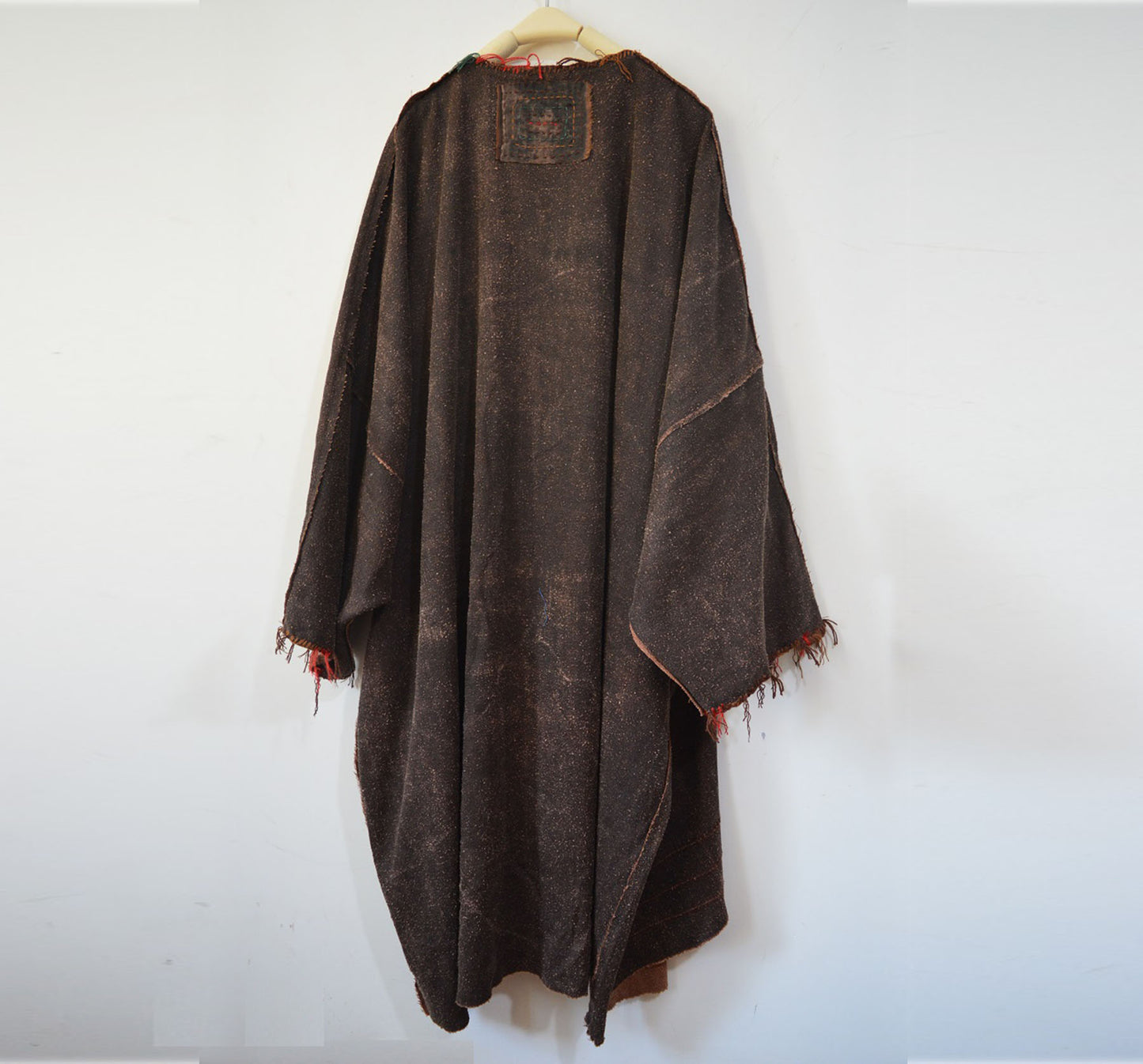 Loose Fitting Mud Tussah Silk Jacquard Cardigan Coat co0115 A488