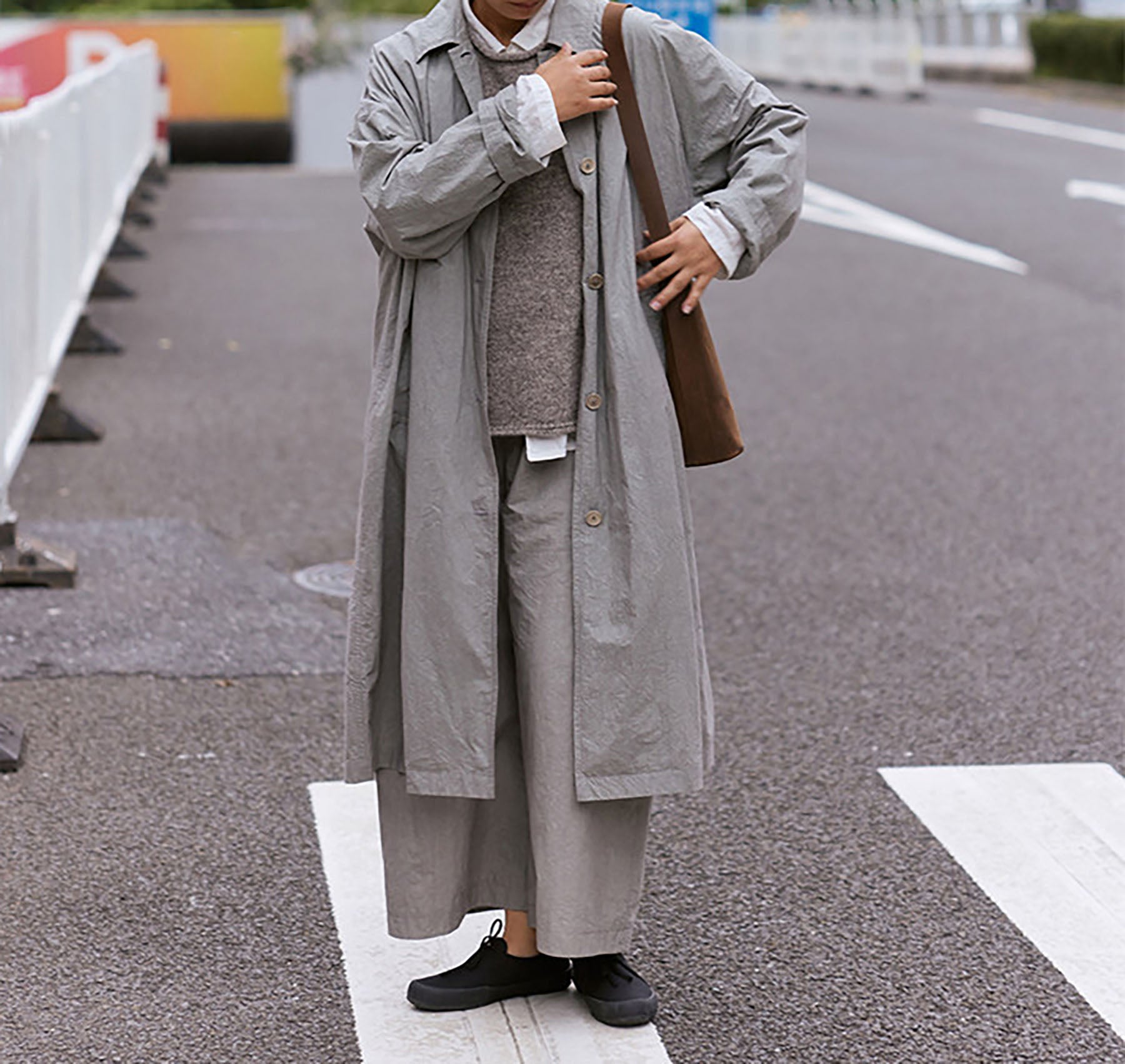 edoa High Density Japanese Cotton Wide Leg Pants
