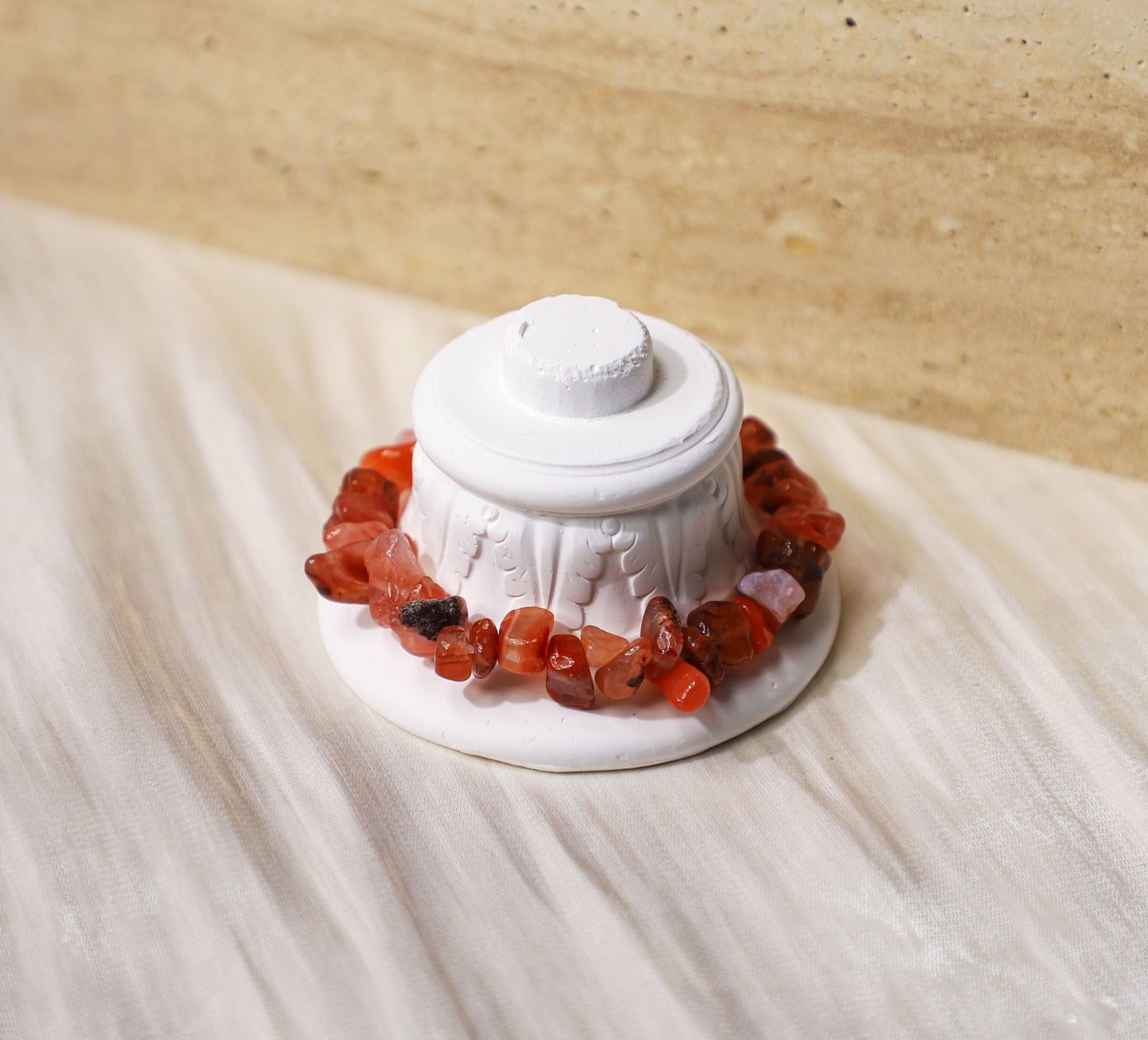 edoa Raw Crystal Healing Stone Chip Bracelet