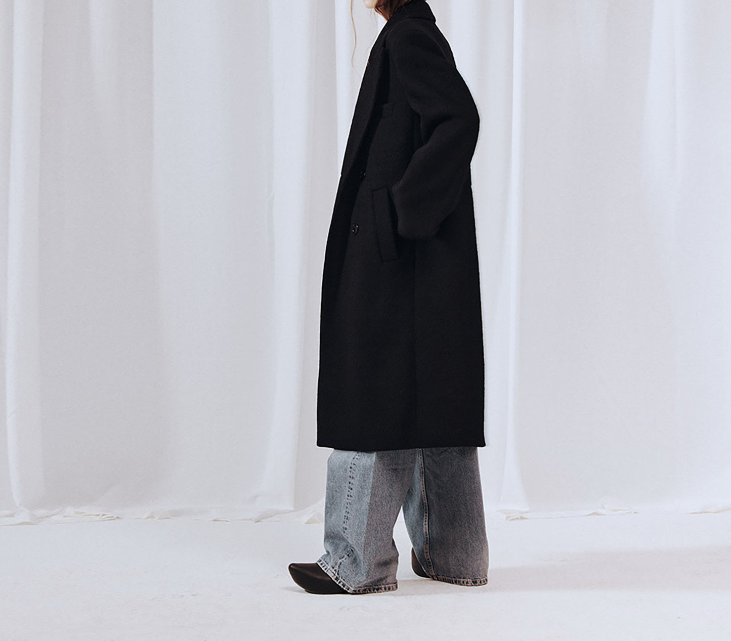 edoa Extra Oversized Long Fluffy Winter Coat