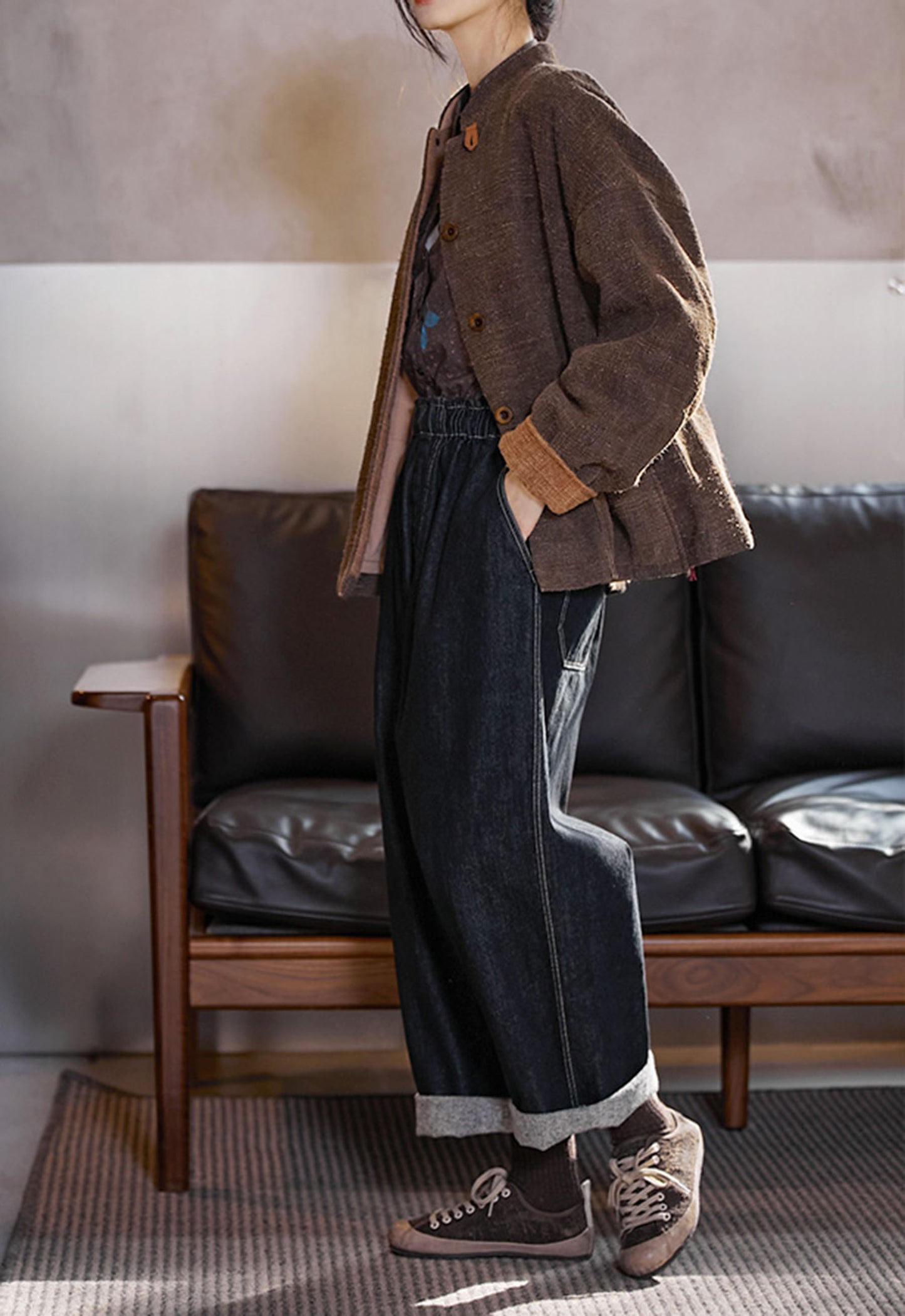 Mud Tussah Silk Padded Jacket ja0033 P325