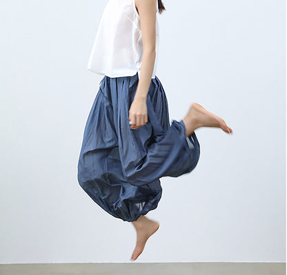 edoa Cotton Silk blend Yoga Lantern Pants