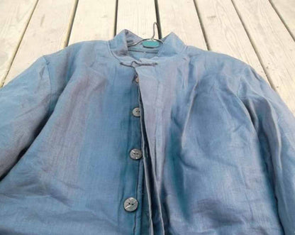 Heavy Weight Linen Cotton blend Padding Jacket ja0019 112