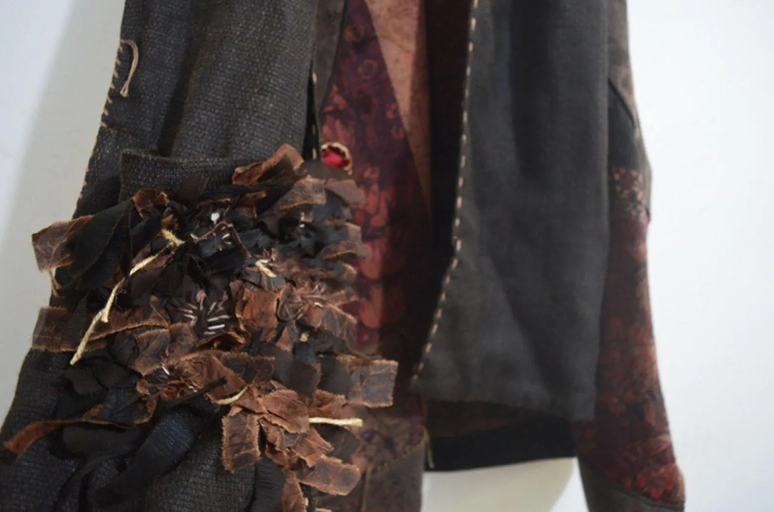 edoa Mud Tussah Silk Scarf 