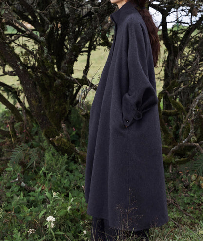 edoa Premium Double Faced Alpaca Oversized Coat