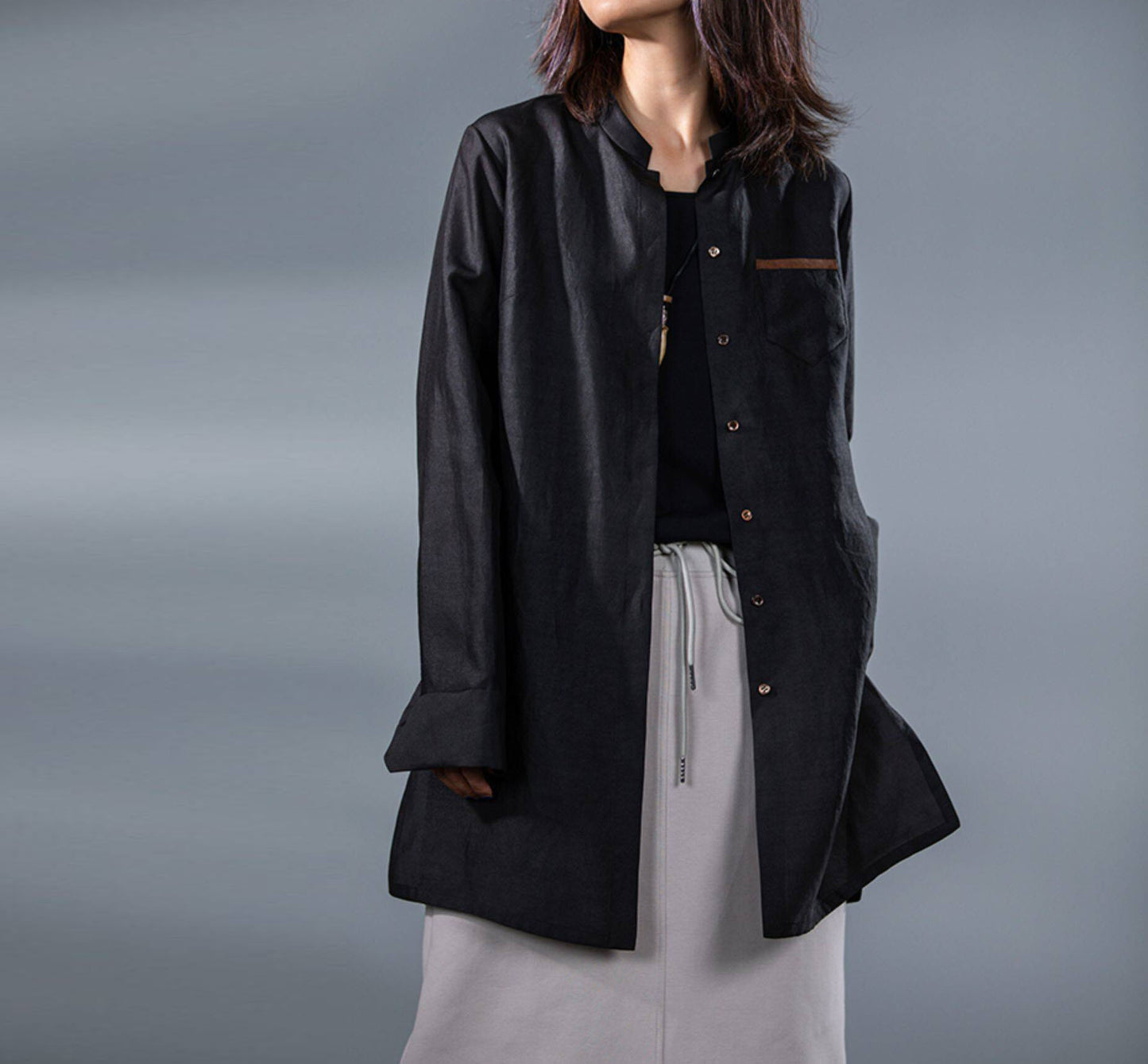 edoa Mud Silk Button-down Shirt