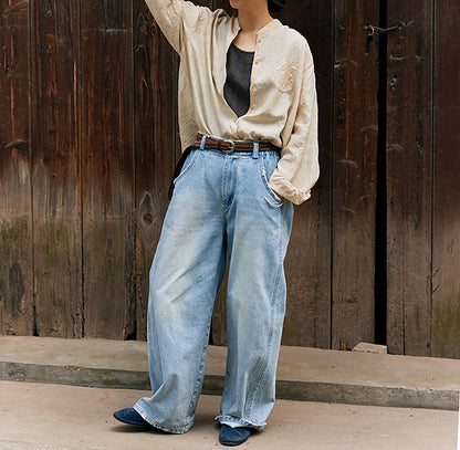 edoa Dupioni Tussah Silk Chinese Over Blouse