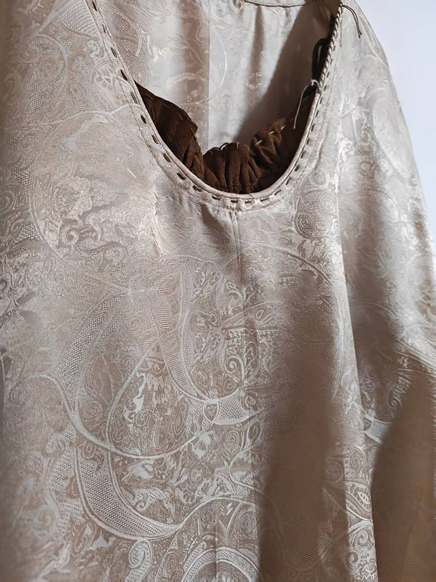 edoa Mulberry Silk Flowery Hualuo Tunic