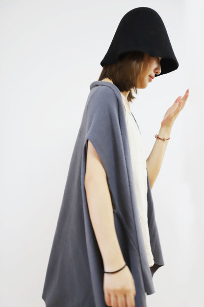 edoa Knit Wool Scarf Vest