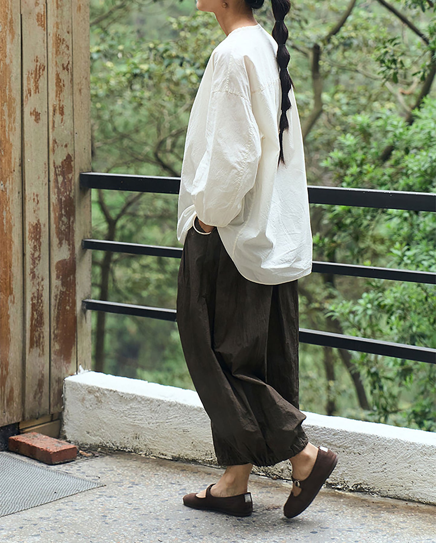 edoa High Density Japanese Cotton Poplin Pullover Shirt