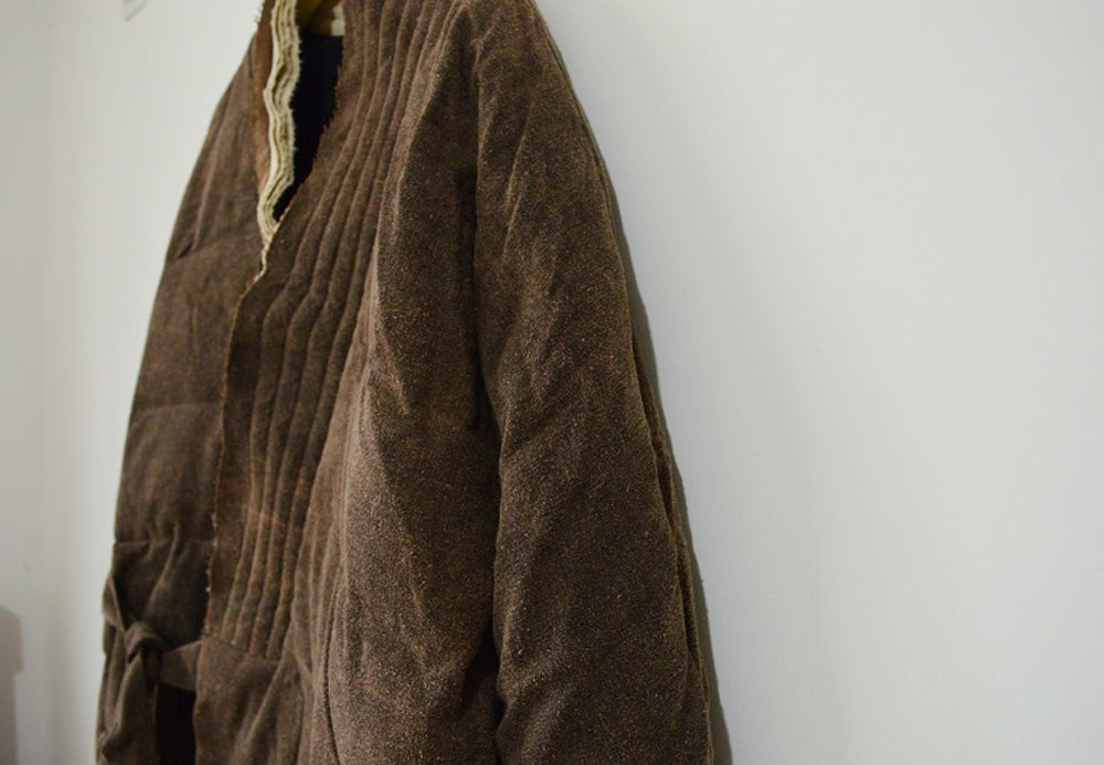 Tussah Silk Winter Quilt Down Coat co0161 948