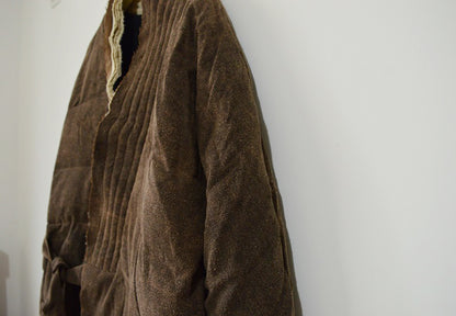 Tussah Silk Winter Quilt Down Coat co0161 948
