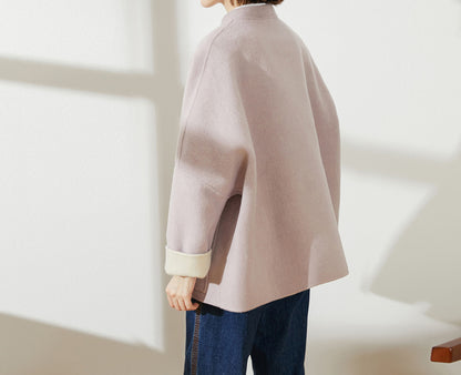edoa Oversized Double-faced Wool Tang Suit