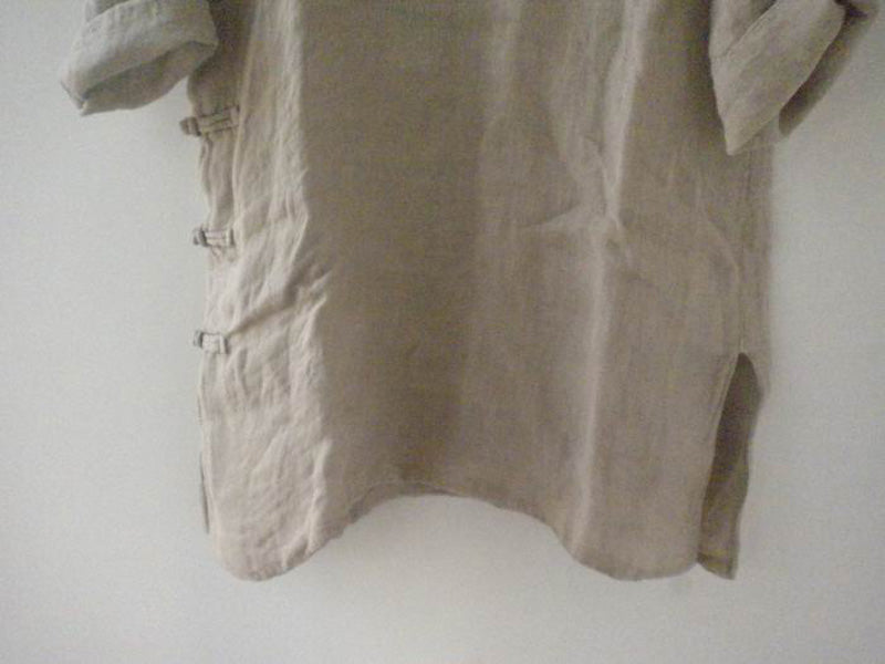 edoa Loose Fitting Linen Modified Qipao 