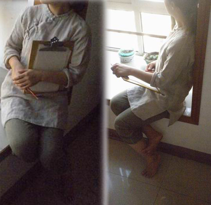 edoa Loose Fitting Linen Modified Qipao 