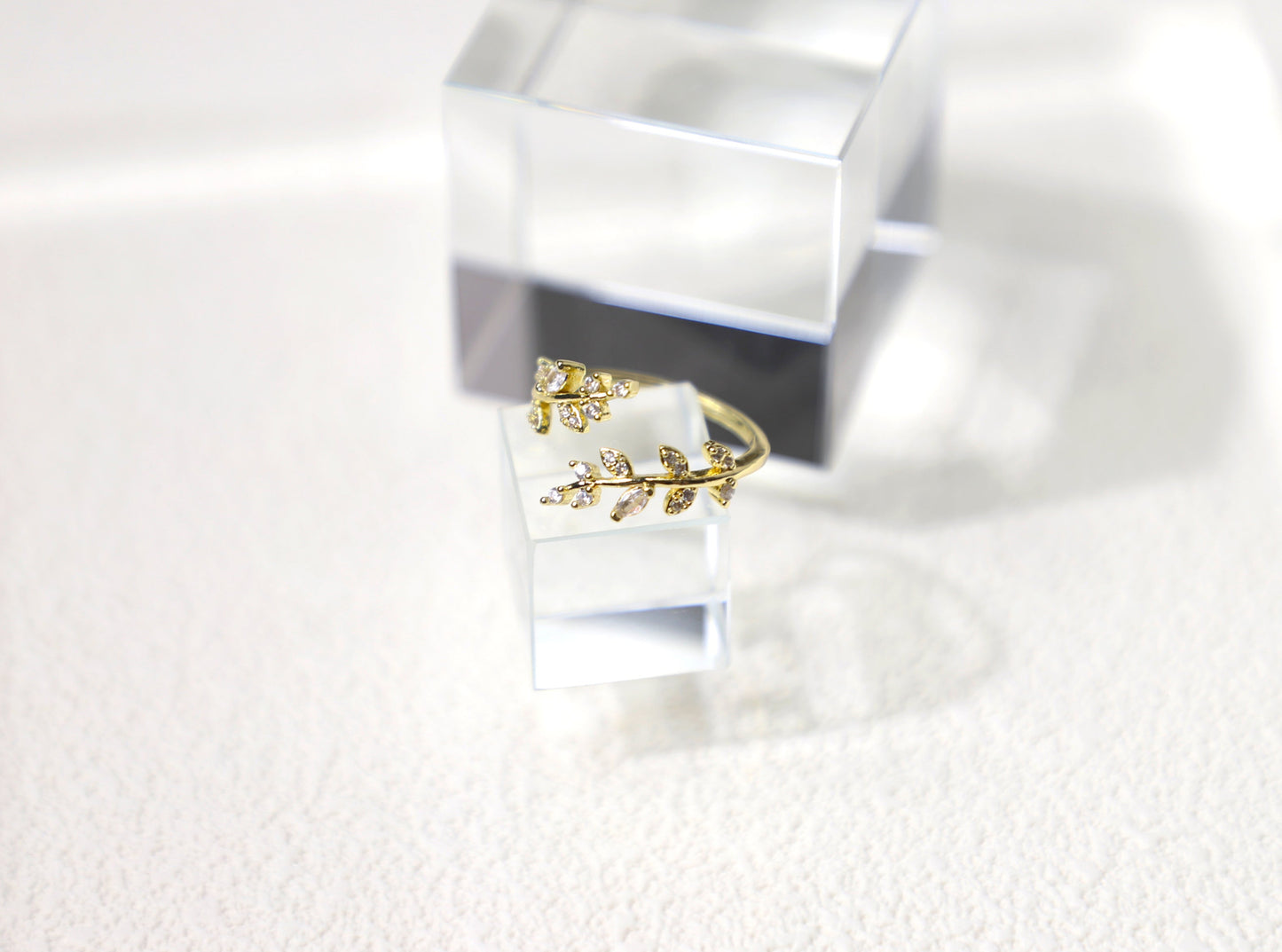 olive branch diamond ring