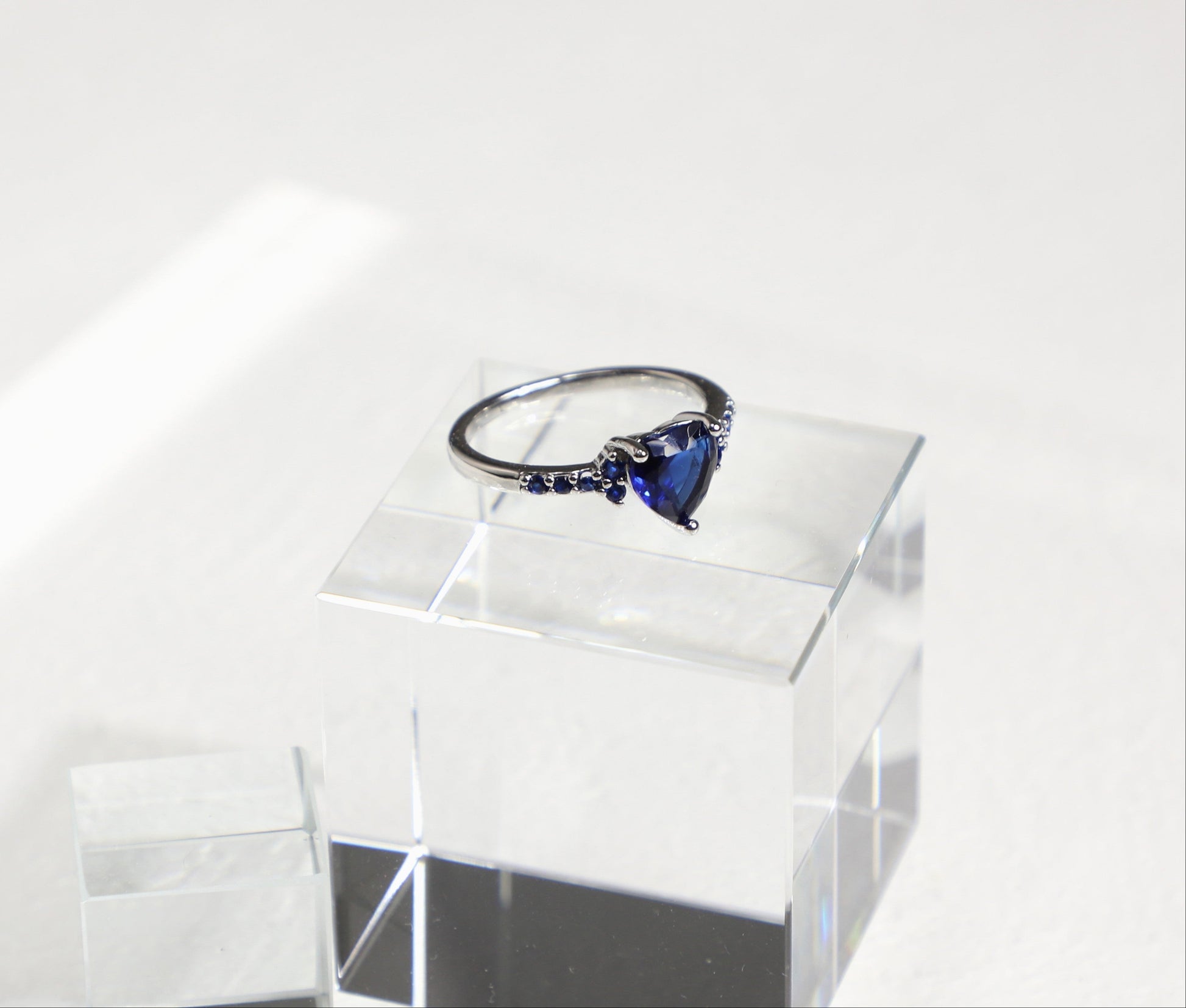 heart birthstone ring
