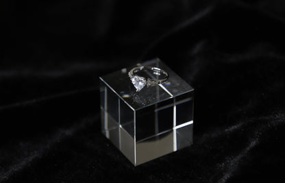 Heart shape diamond ring