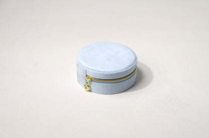 Round Velvet Jewelry Box
