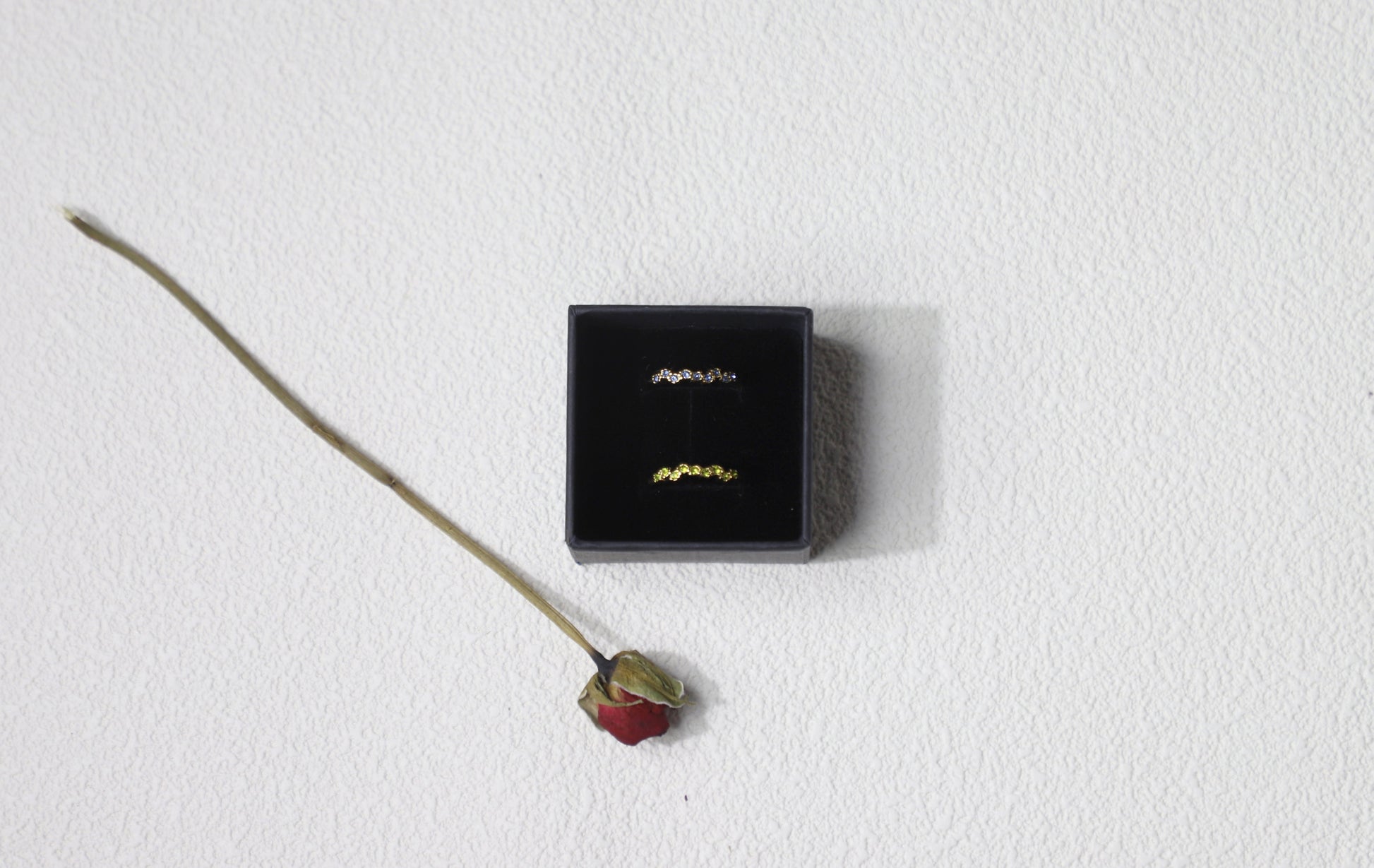 tiny birthstone cluster ring
