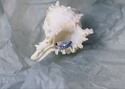 Mariquesa birthstone spiral ring