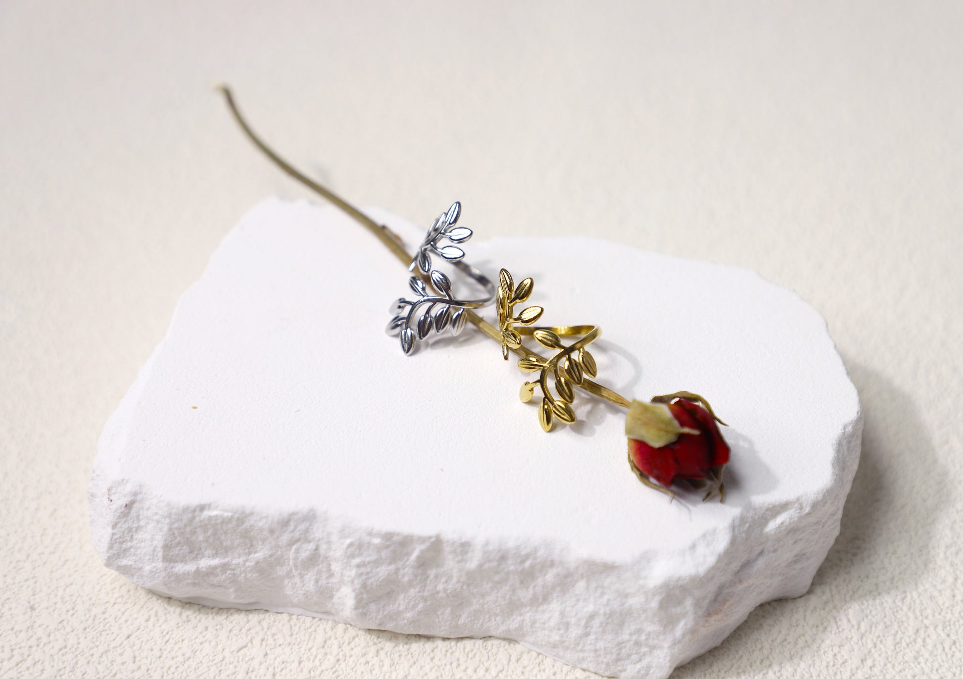 olive branch ring