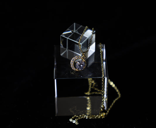 star and moon necklace