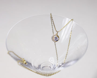 star and moon necklace