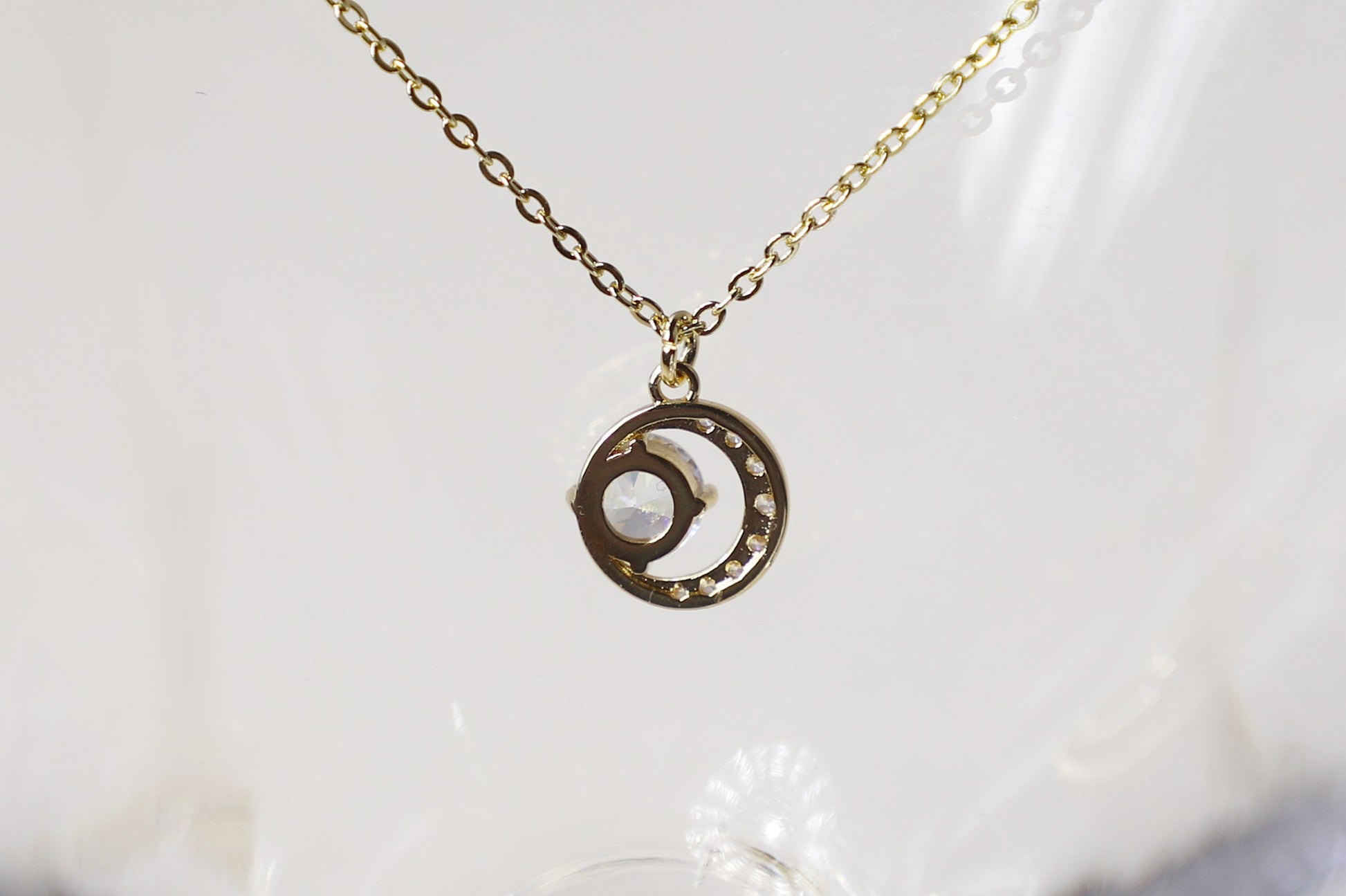 star and moon necklace