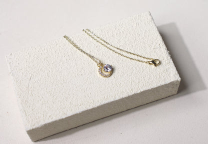 star and moon necklace