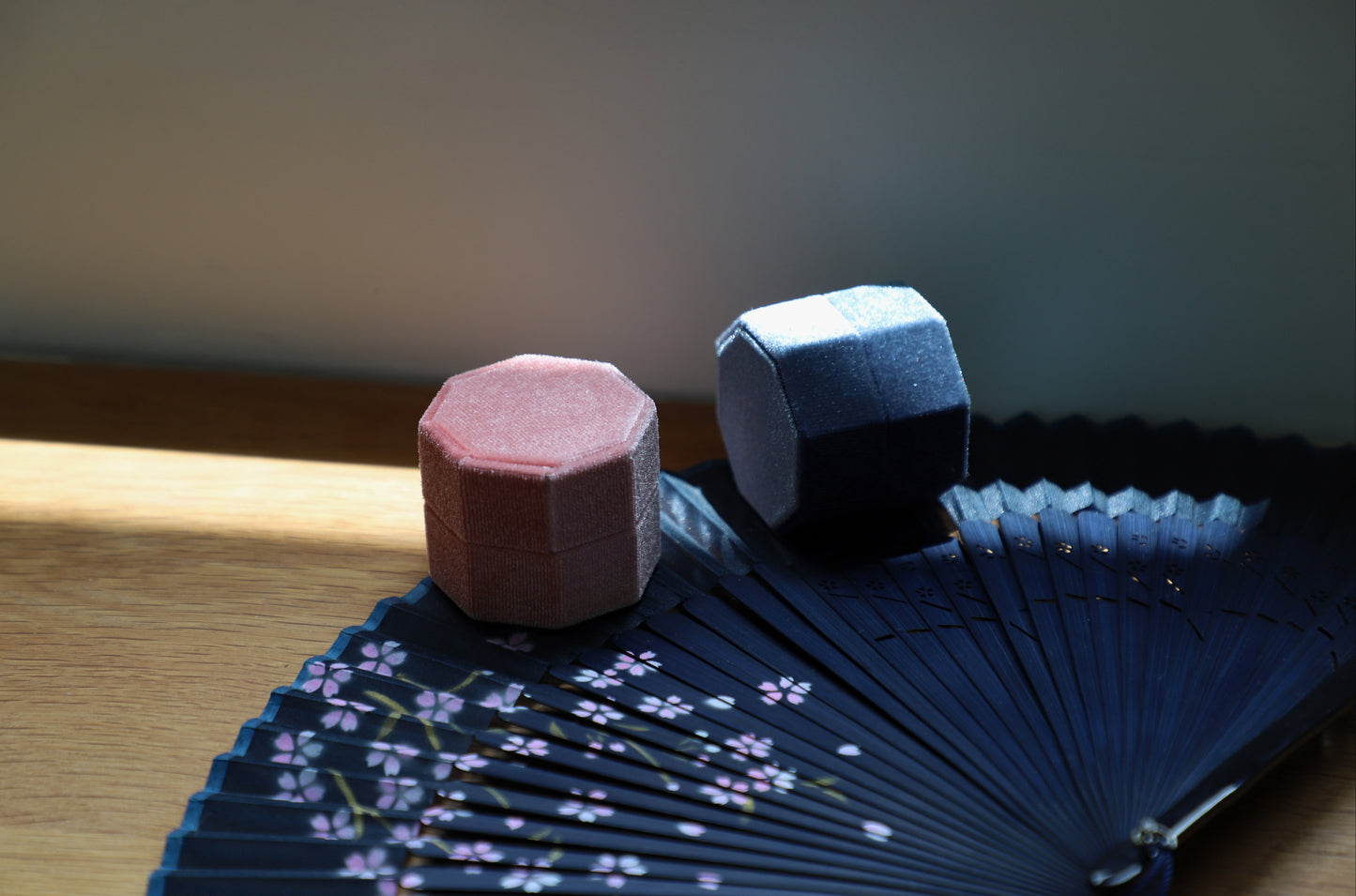 2 slot velvet ring box