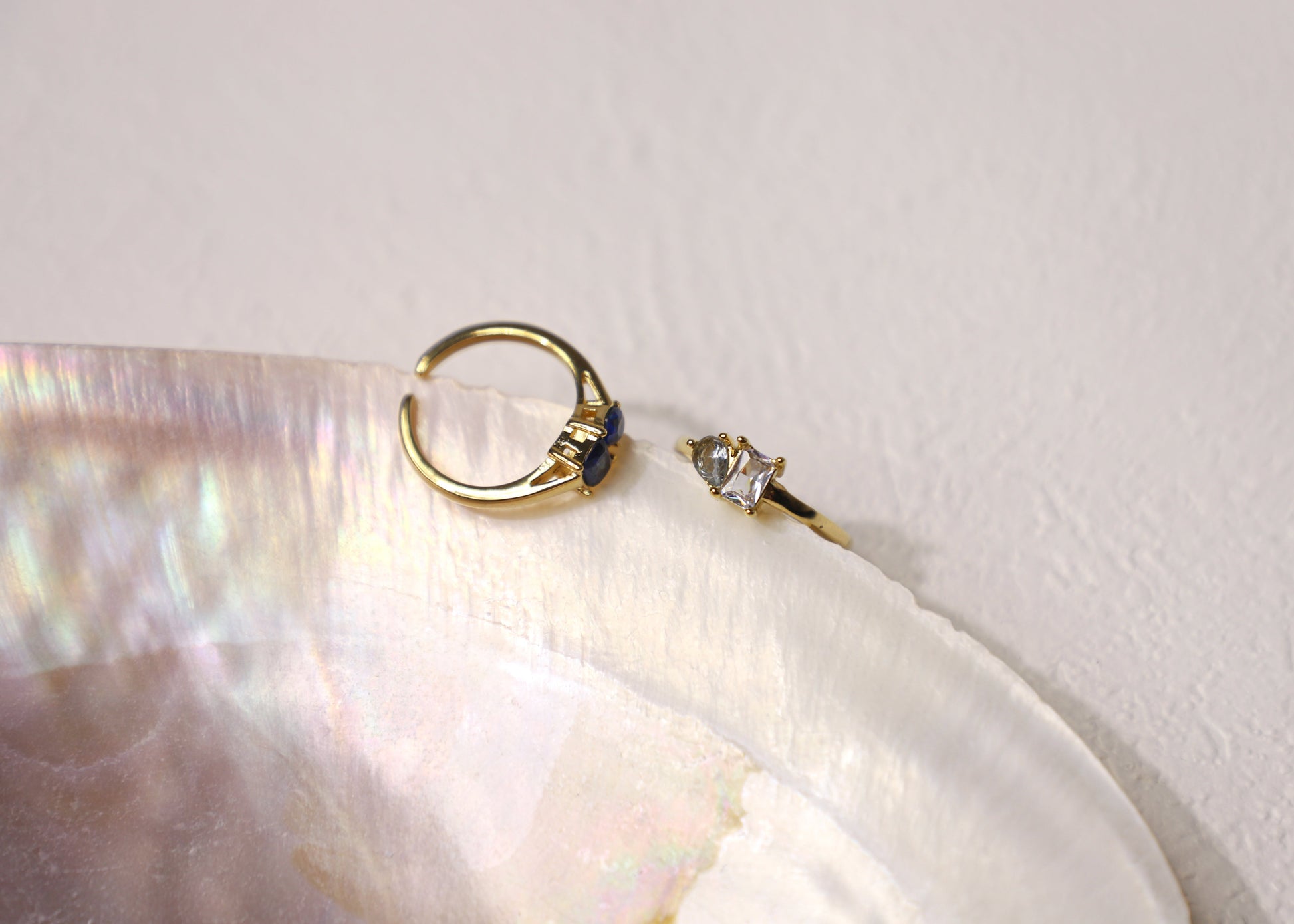 Toi et Moi birthstone ring