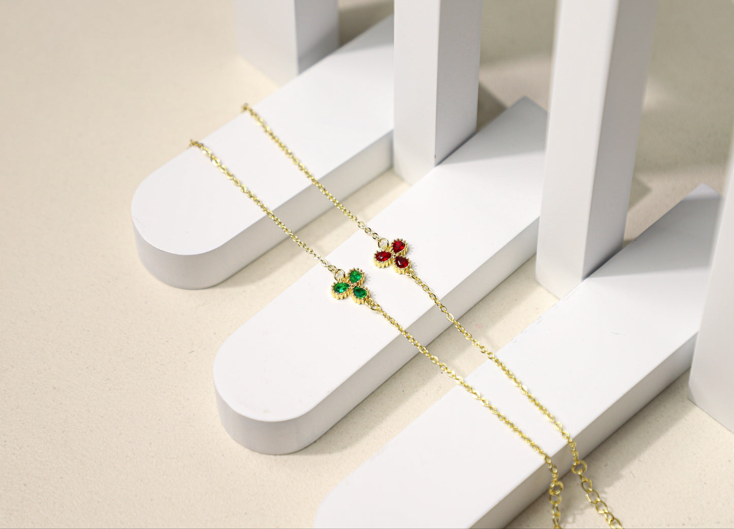 clover birthstone bracelet