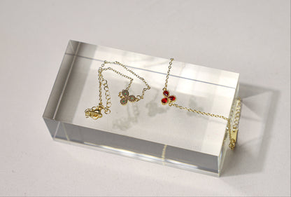 clover birthstone bracelet
