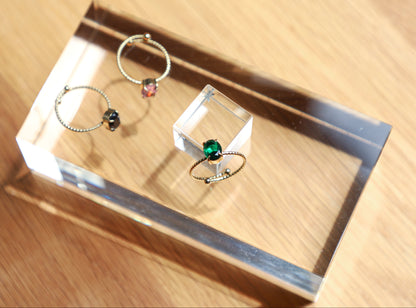 oval birthstone ring