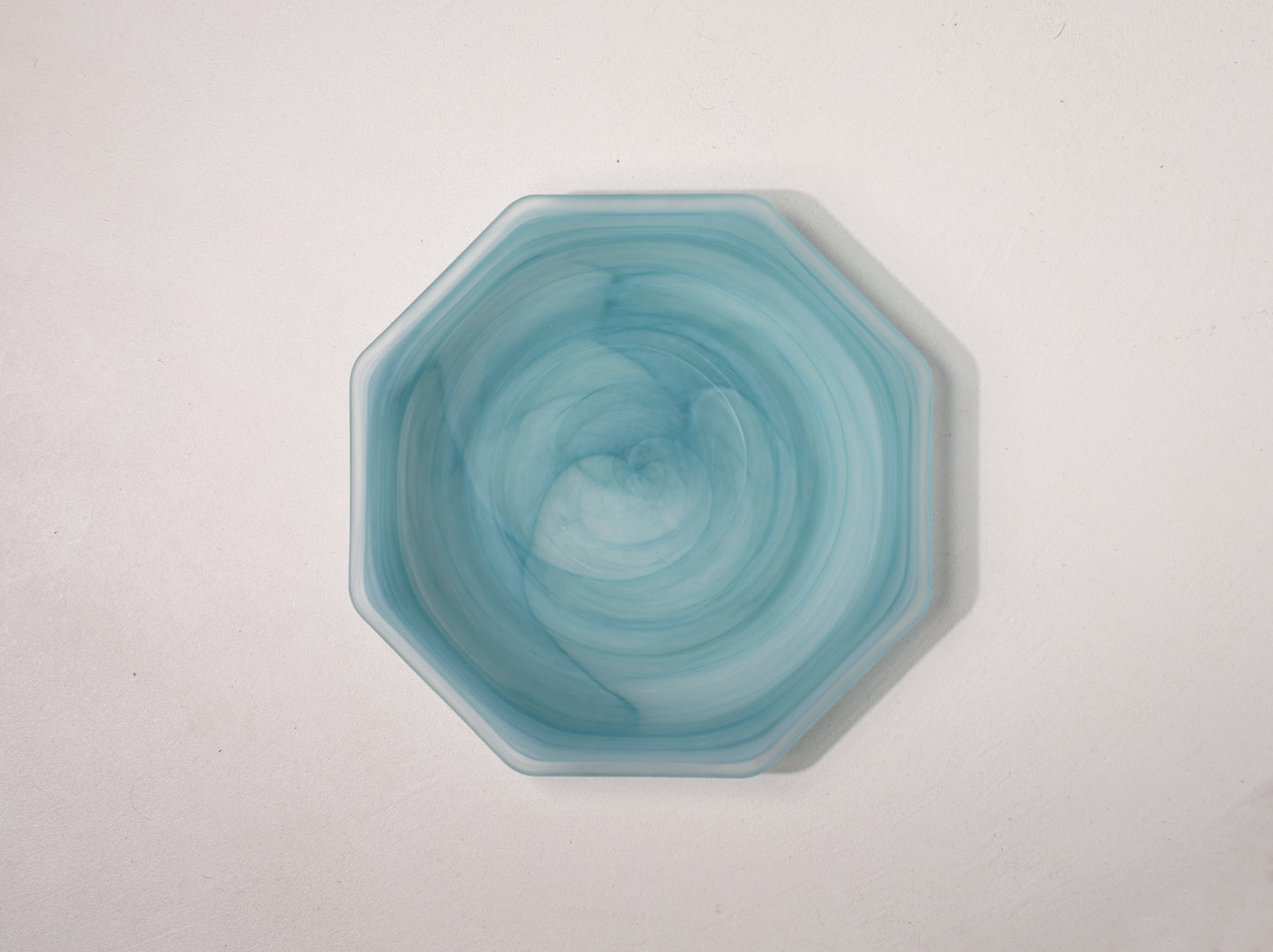 octagonal mist glass plate 