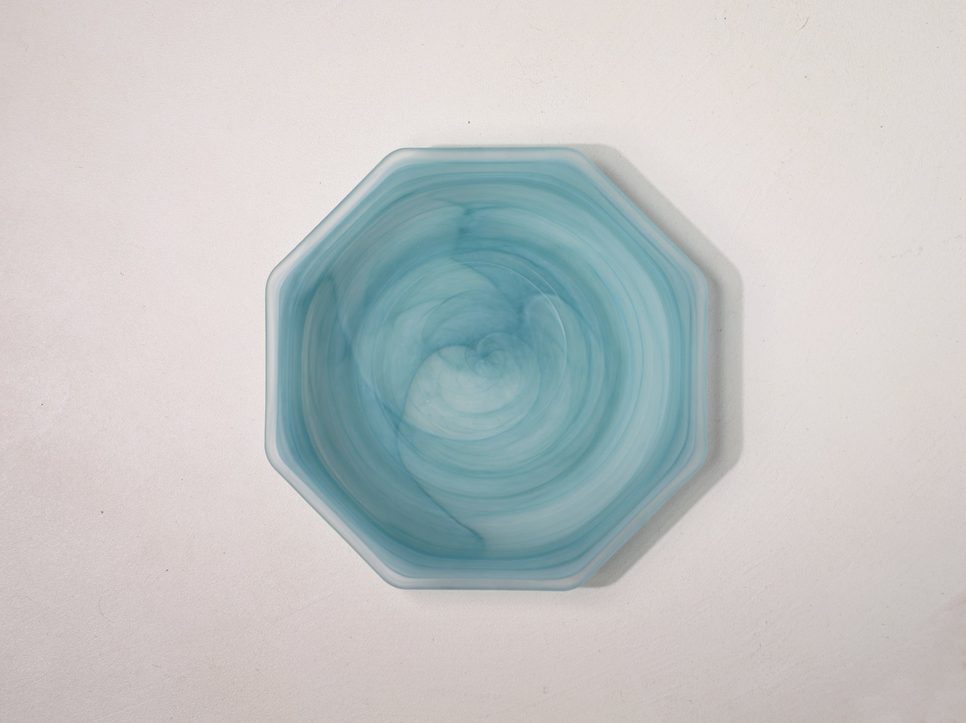 octagonal mist glass plate 