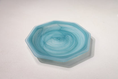 octagonal mist glass plate 